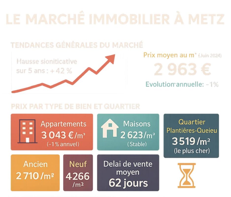 Marché immobilier à Metz 2024-2025