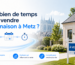 Combien de temps pour vendre une maison à Metz