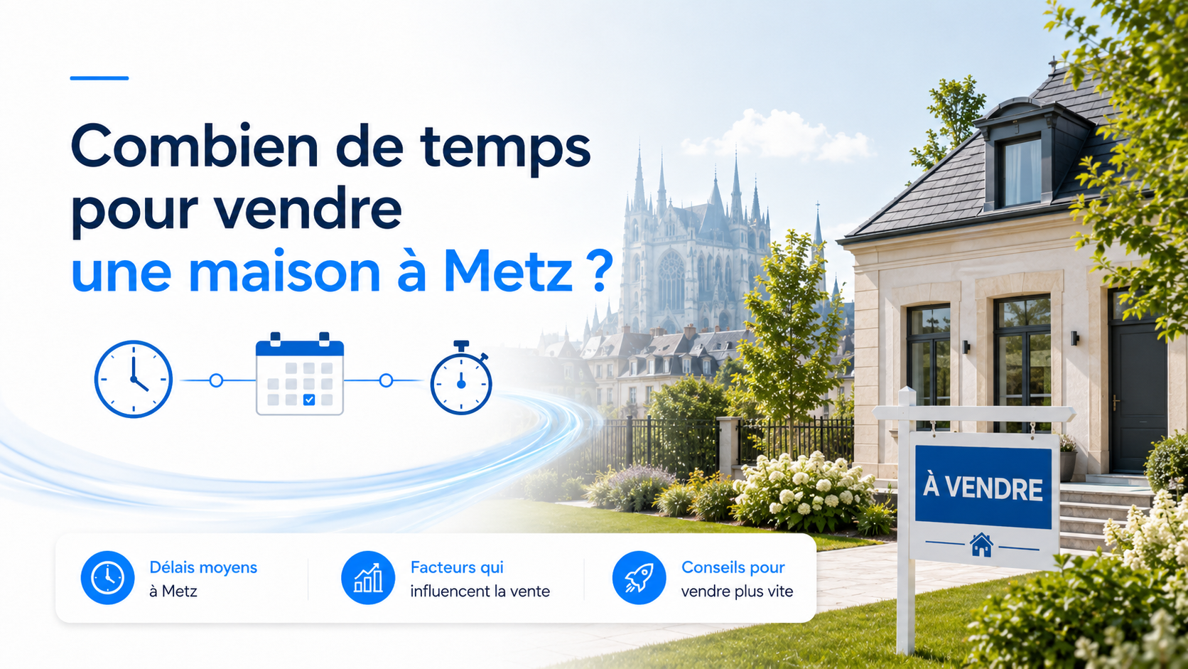 Combien de temps pour vendre une maison à Metz