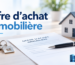 offre d'achat immobilière